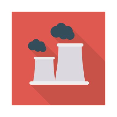 Renk enerji düz vektör simgesi