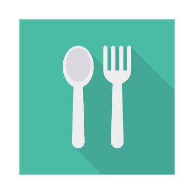 kaşık çatal mutfak eşyaları illüstrasyon vektör 