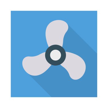 Renk enerji düz vektör simgesi