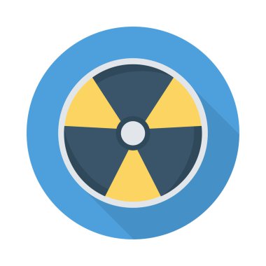 Renk enerji düz vektör simgesi