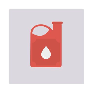 Renk enerji düz vektör simgesi