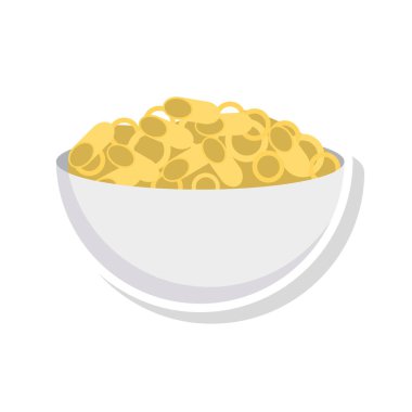 patlamış mısır kase Aperatif vektör çizim 