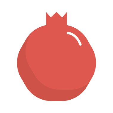 nar meyve sağlıklı vektör çizim 