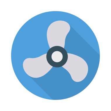 Renk enerji düz vektör simgesi