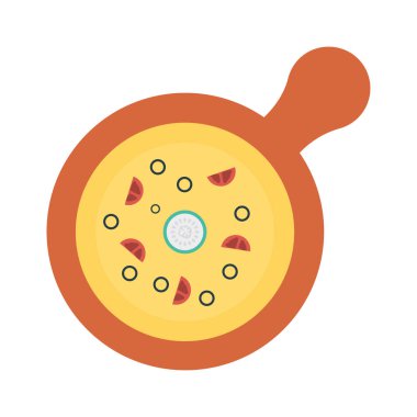 pizza dilimi lokanta vektör çizim 