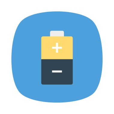 meyilli Akümülatör şarj vektör çizim 