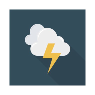 Renk enerji düz vektör simgesi