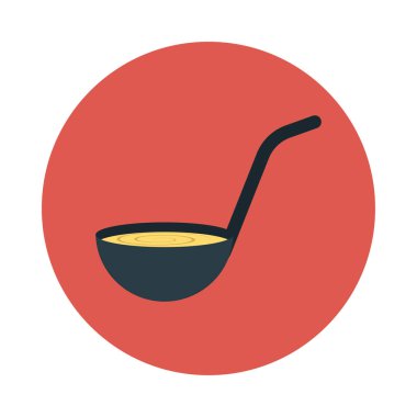 Kepçe kaşık mutfak vektör çizim 