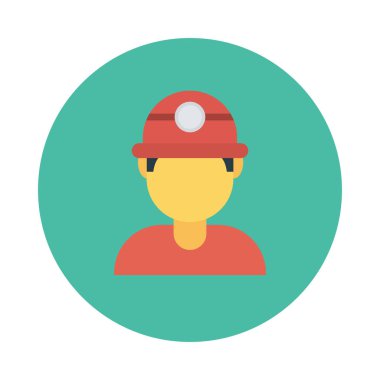 Renk enerji düz vektör simgesi