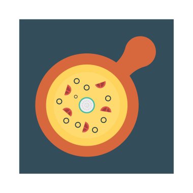 pizza dilimi lokanta vektör çizim 