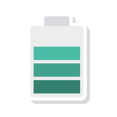 Pil şarj güç vektör çizim 