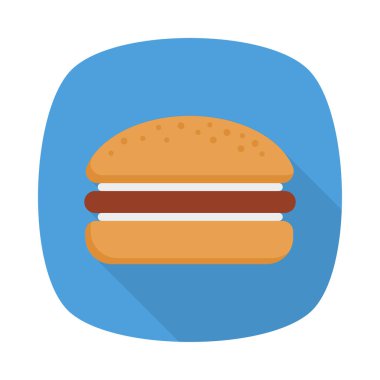 Burger lokanta yemek vektör çizim 