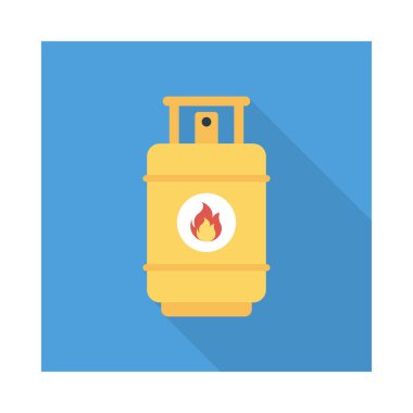 Renk enerji düz vektör simgesi