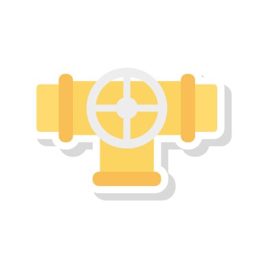 vana boru hattı kontrol vektör çizim 