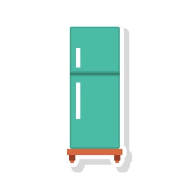buzdolabı derin dondurucu buzdolabı vektör çizim 