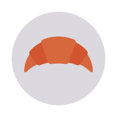 kruvasan ekmek fırın vektör çizim 