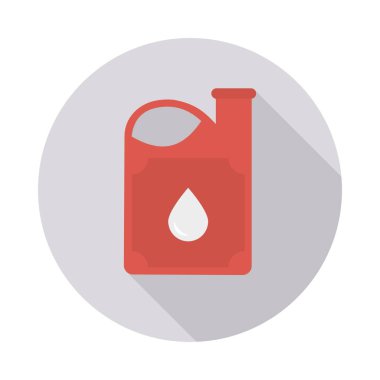 Renk enerji düz vektör simgesi