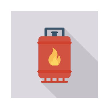 Renk enerji düz vektör simgesi