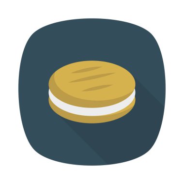 kurabiye bisküvi tatlı vektör çizim 