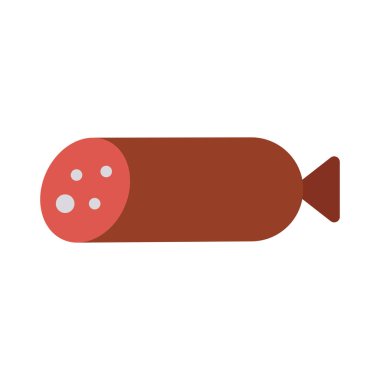 sosis sıcak köpek gıda vektör çizim 