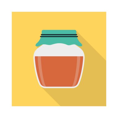 reçel kavanoz tatlı vektör çizim 