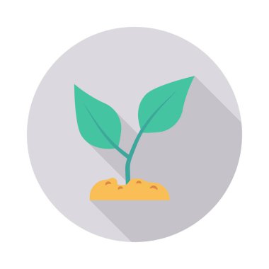 Renk enerji düz vektör simgesi