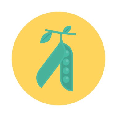 bezelye sebze gıda vektör çizim 