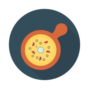 pizza dilimi lokanta vektör çizim 