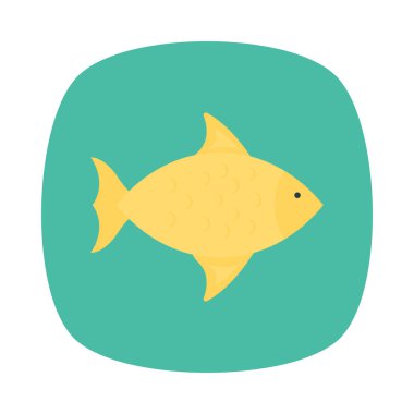 balık deniz ürünleri yemek vektör çizim 