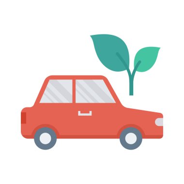 Renk enerji düz vektör simgesi