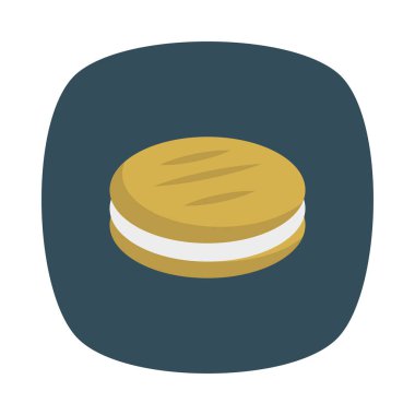 kurabiye bisküvi tatlı vektör çizim 