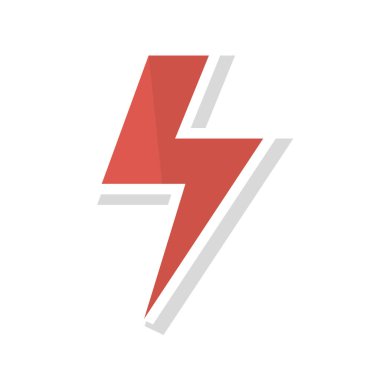 güç cıvata enerji vektör çizim 