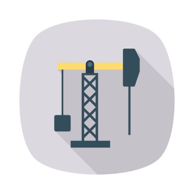 Vinç lifter vinç vektör çizim 