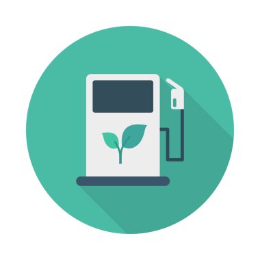 Renk enerji düz vektör simgesi