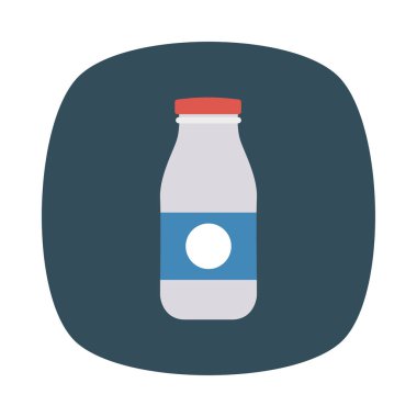 süt şişe içki vektör çizim 