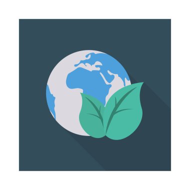 Renk enerji düz vektör simgesi