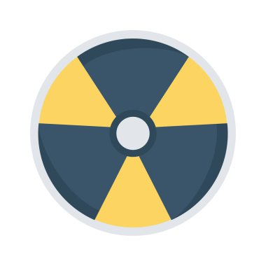 Renk enerji düz vektör simgesi