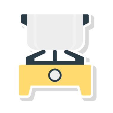 tencere tava vektör çizim soba 