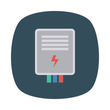 güç devresi enerji vektör çizim 