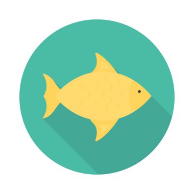 balık deniz ürünleri yemek vektör çizim 