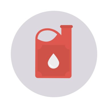 Enerji düz vektör simgesi