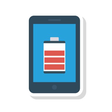 Pil telefon ücretsiz vektör çizim 