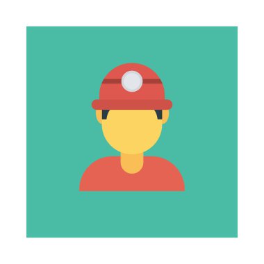 Enerji düz vektör simgesi