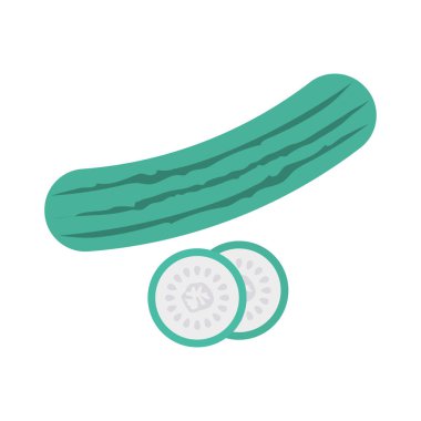 salatalık sebze gıda vektör çizim 