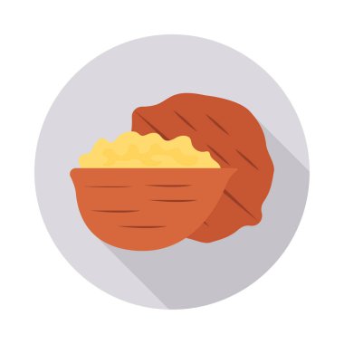 ceviz Kuru meyve gıda vektör çizim 