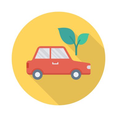 Enerji düz vektör simgesi