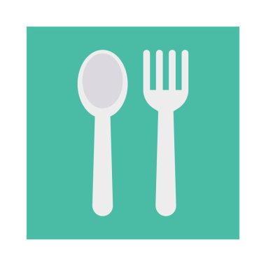 kaşık çatal mutfak eşyaları illüstrasyon vektör 