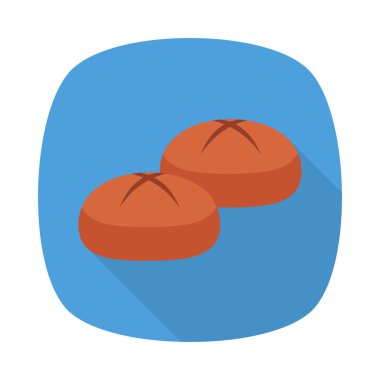 somun ekmek fırın vektör çizim 