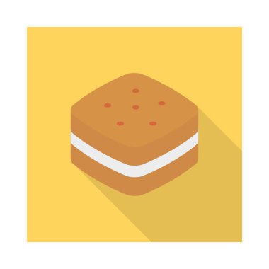 kurabiye bisküvi tatlı vektör çizim 