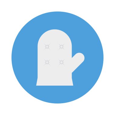 eldiven mutfak pişirme vektör çizim 